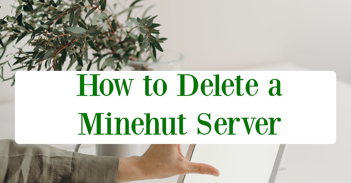How to Delete a Minehut Server