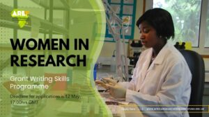 Apply Now For The AREF Women In Research Essential Grant Writing Skills Programme 2023