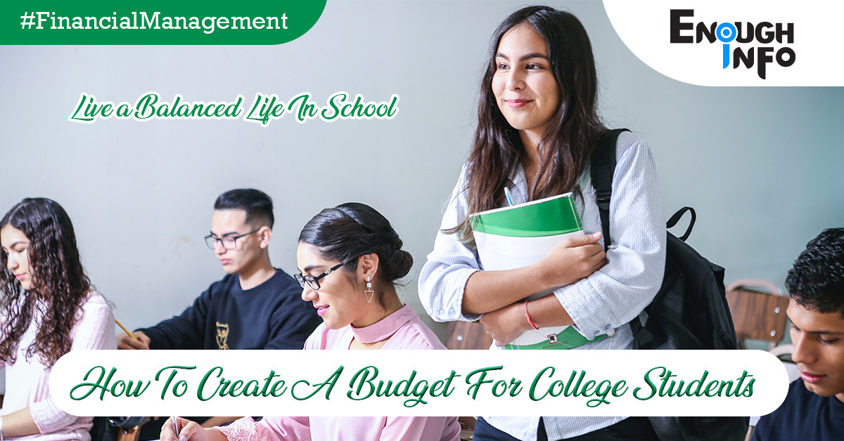 How To Create A Budget For College Students
