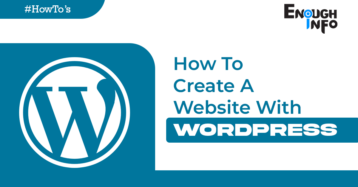 How To Create A Website With WordPress