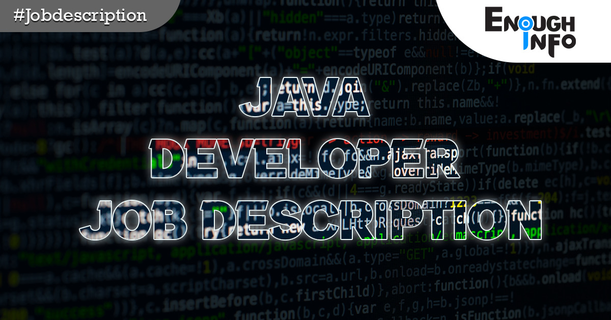 Java Developer Job Description