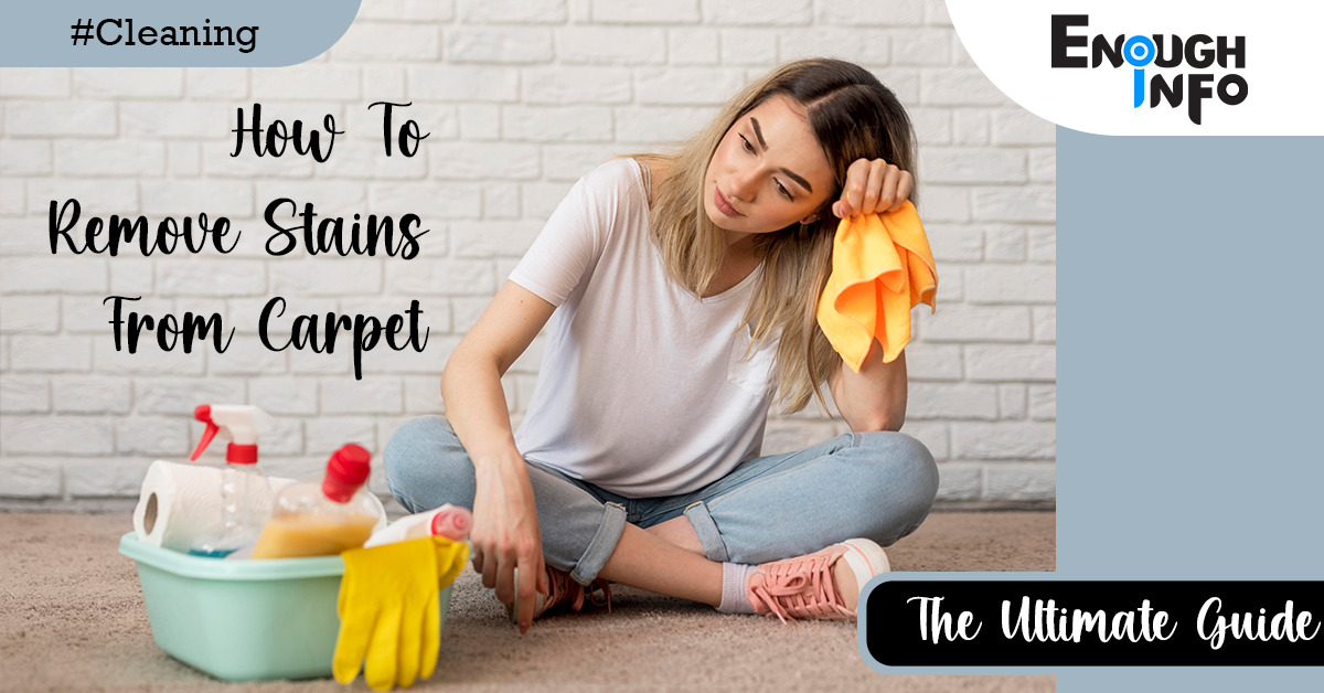 How To Remove Stains From Carpet (The Ultimate Guide)