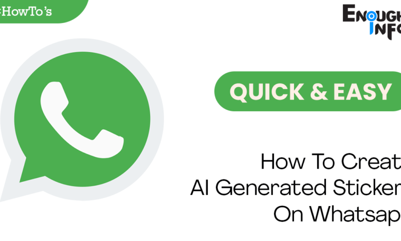 How to Create AI generated stickers on Whatsapp (Quick and Easy)