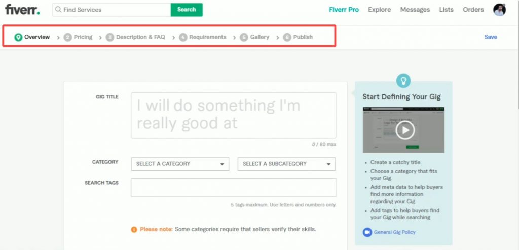 How To Create a Gig on Fiverr (A Step By Step Guide)