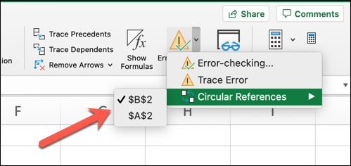 How to Find and Fix Circular References in Excel