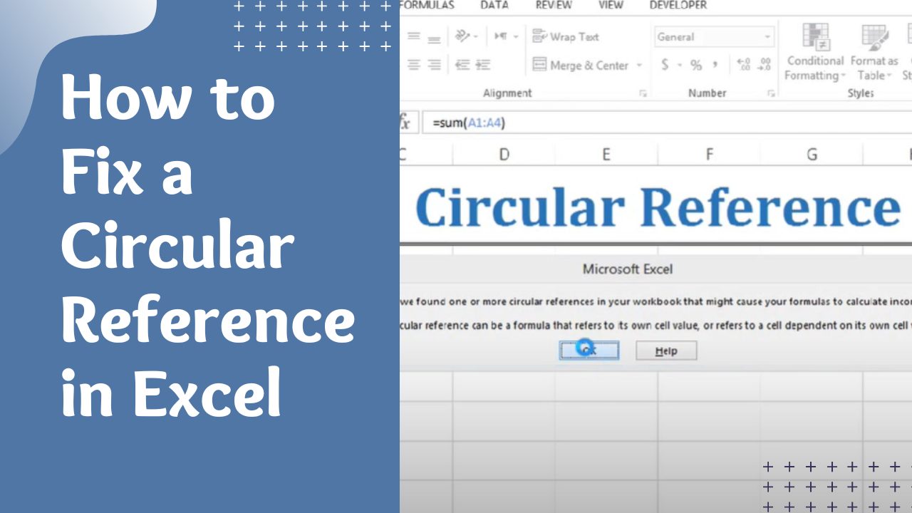 How to Find and Fix Circular References in Excel