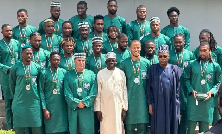 JUST IN: Tinubu rewards Super Eagles with national award, plots of land, flats in Abuja